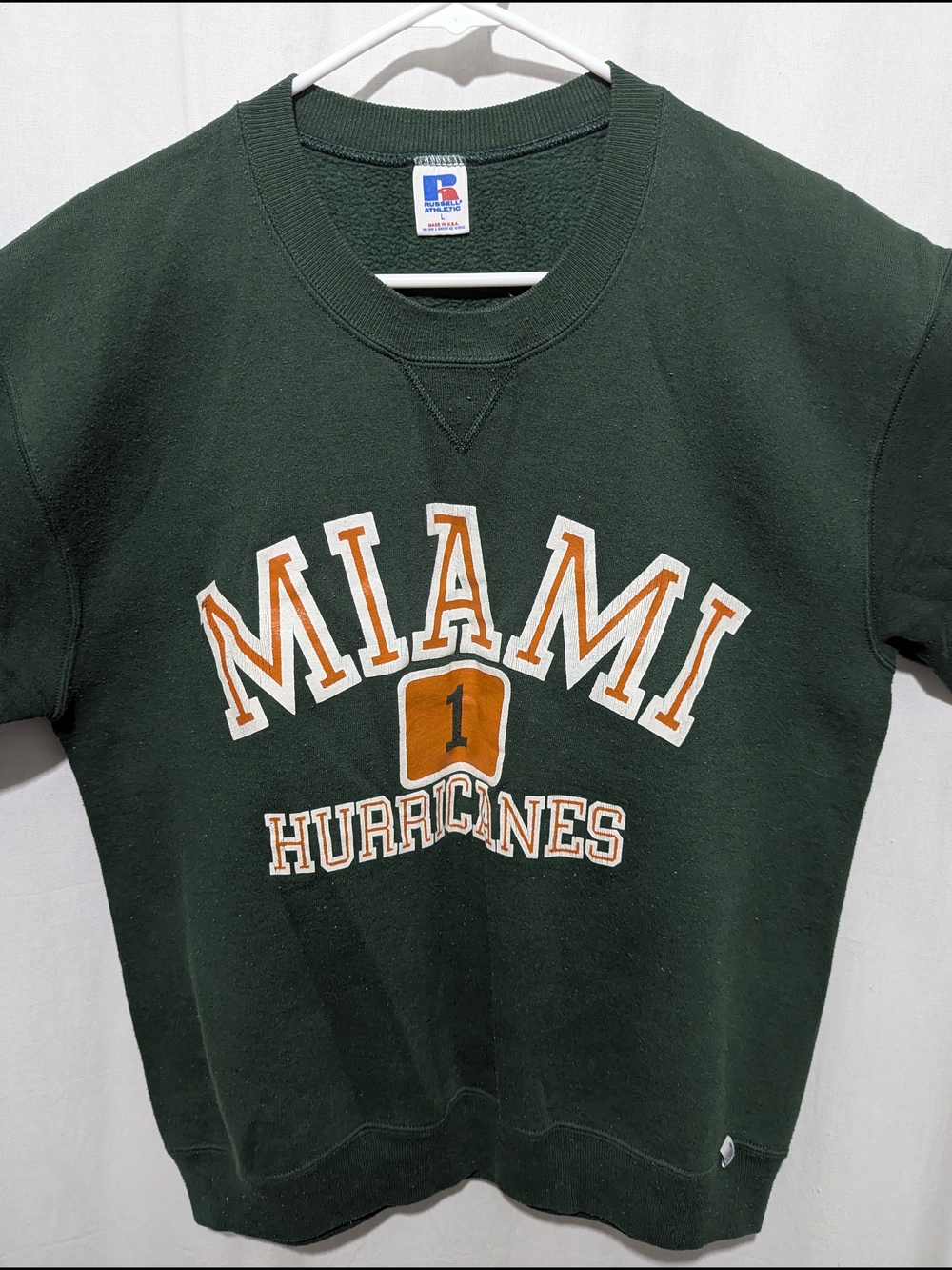 90s USA Miami Hurricanes Sweatshirt